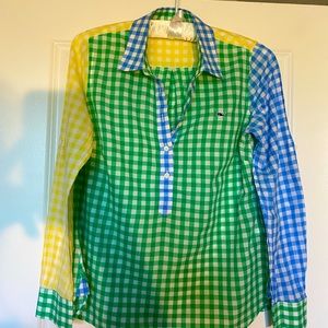 Vineyard Vines Colorful Dress Shirt Size 10